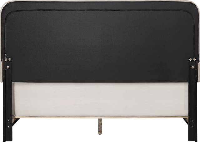 Addison Avenue Beige King Upholstered Bed - Thumbnail - Image 4