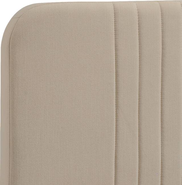 Addison Avenue Beige King Upholstered Bed - Thumbnail - Image 6
