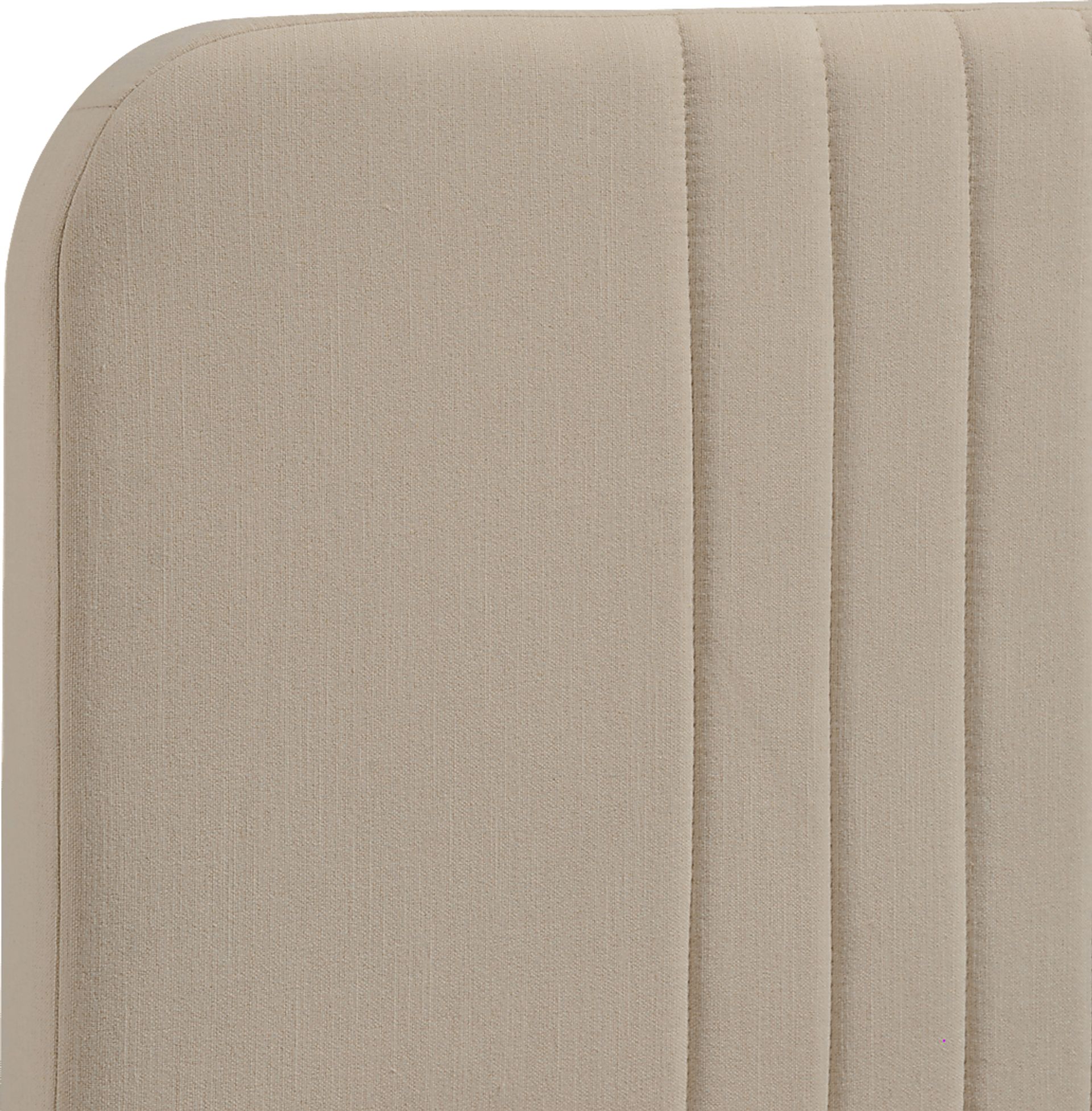 Addison Avenue Beige King Upholstered Bed - Image 6