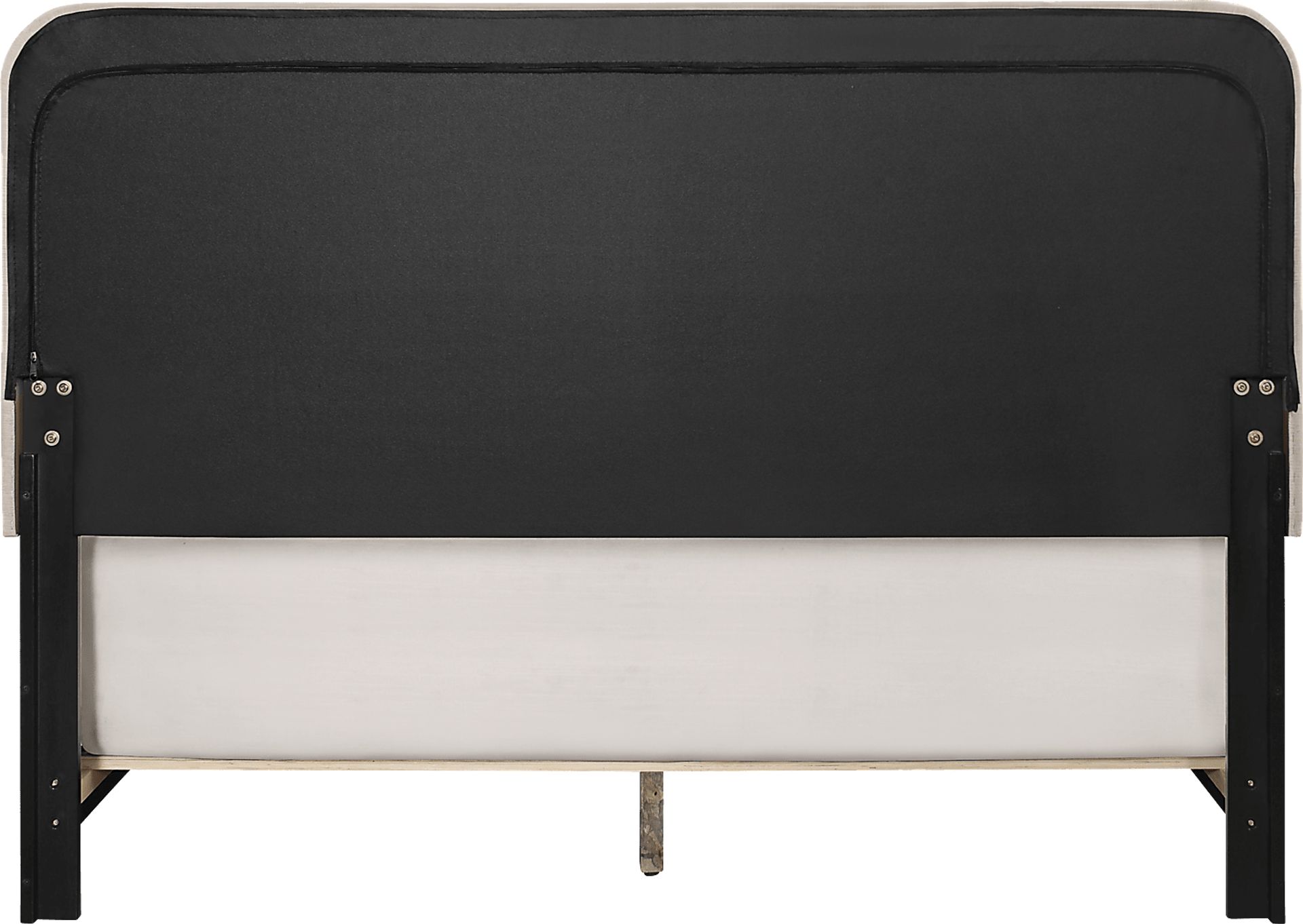 Addison Avenue Beige Queen Upholstered Bed - Image 4