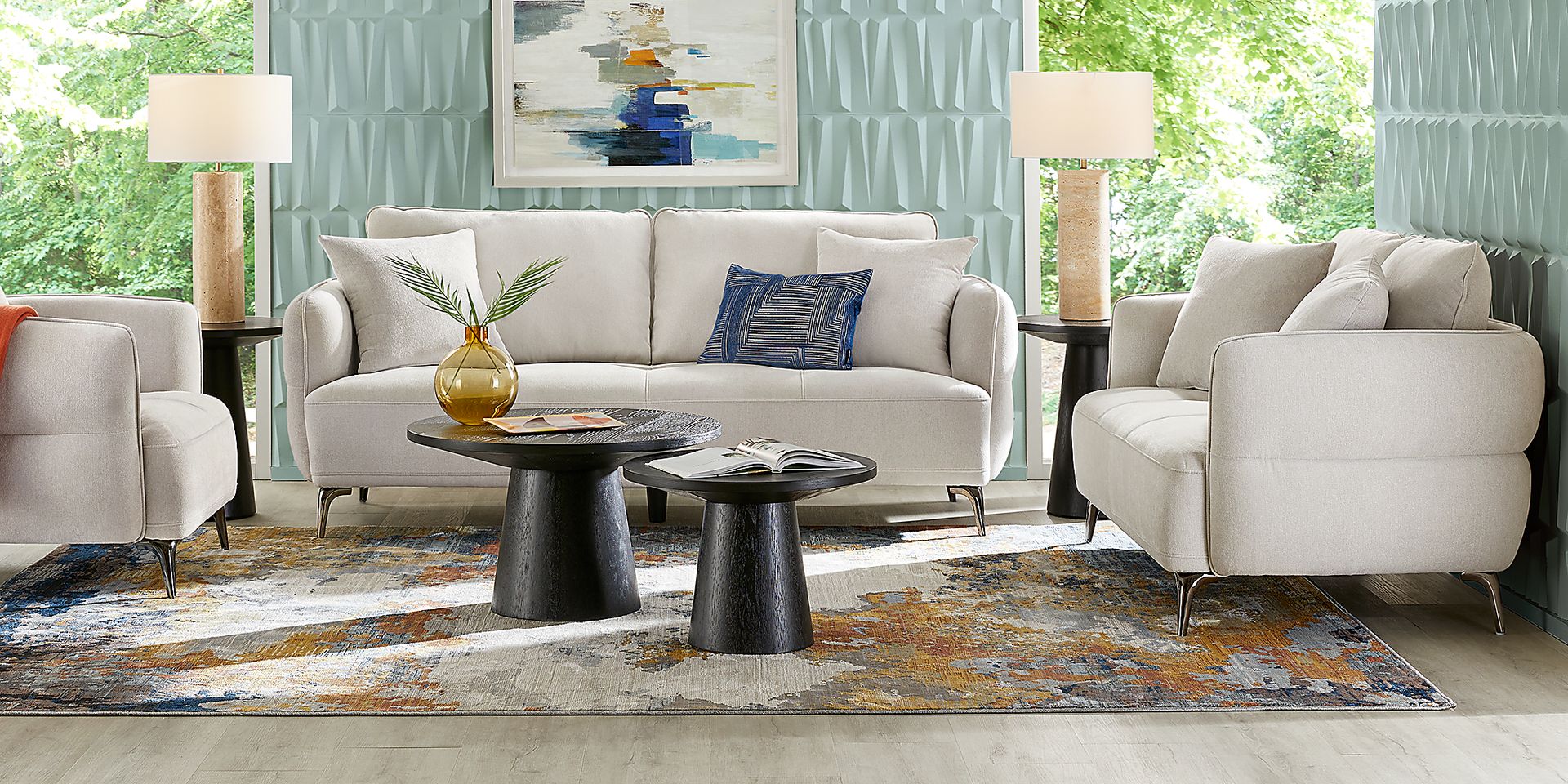 Addison Gray Loveseat - Image 2