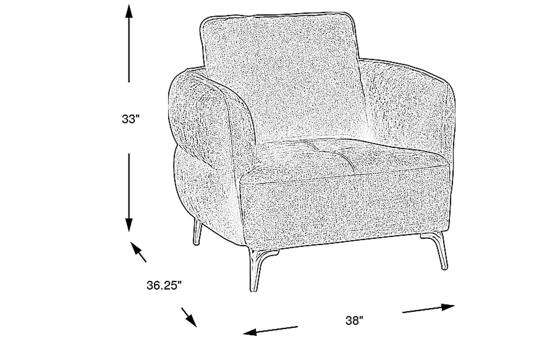 Dimension Image. Please refer to the Dimension Tab on this page for dimension details.