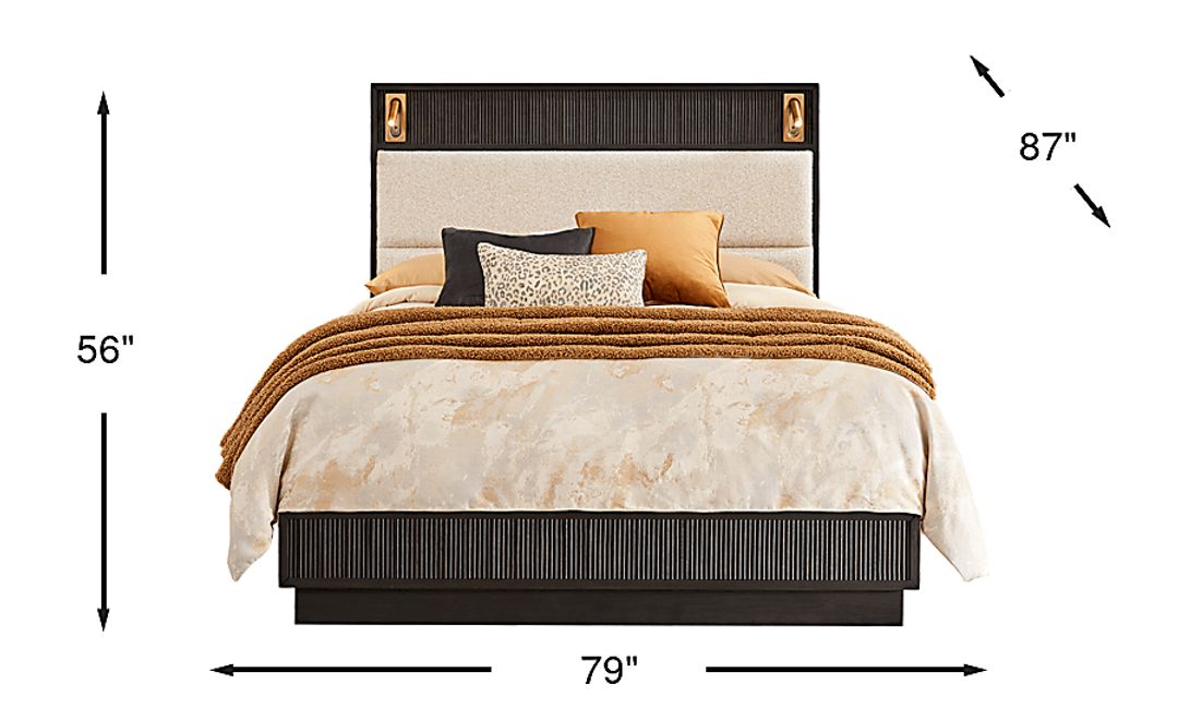 Addison Street 3 Pc Black King Bed