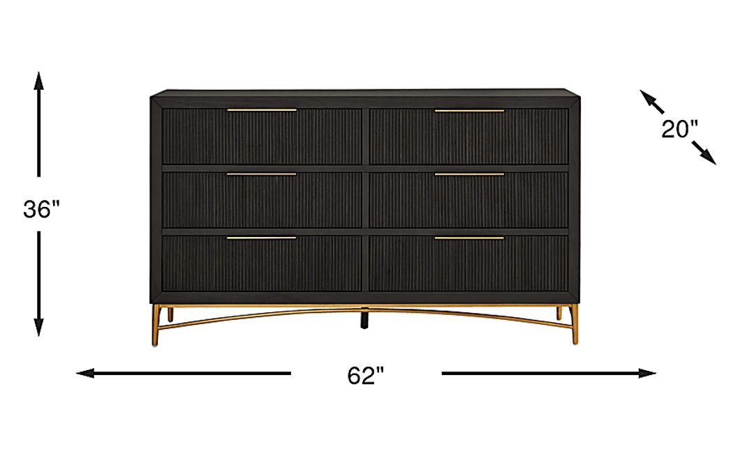 Addison Street Black Dresser