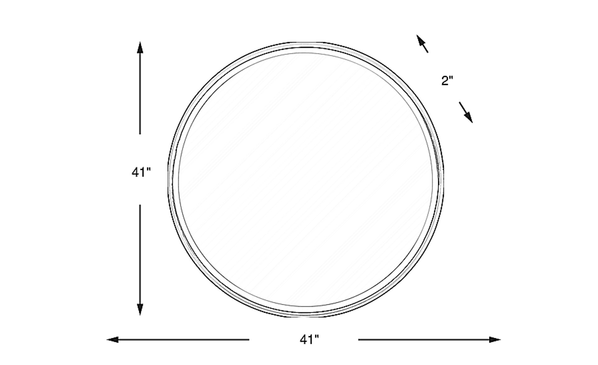 Dimension Image. Please refer to the Dimension Tab on this page for dimension details.