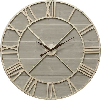 Addleston Ivory Wall Clock