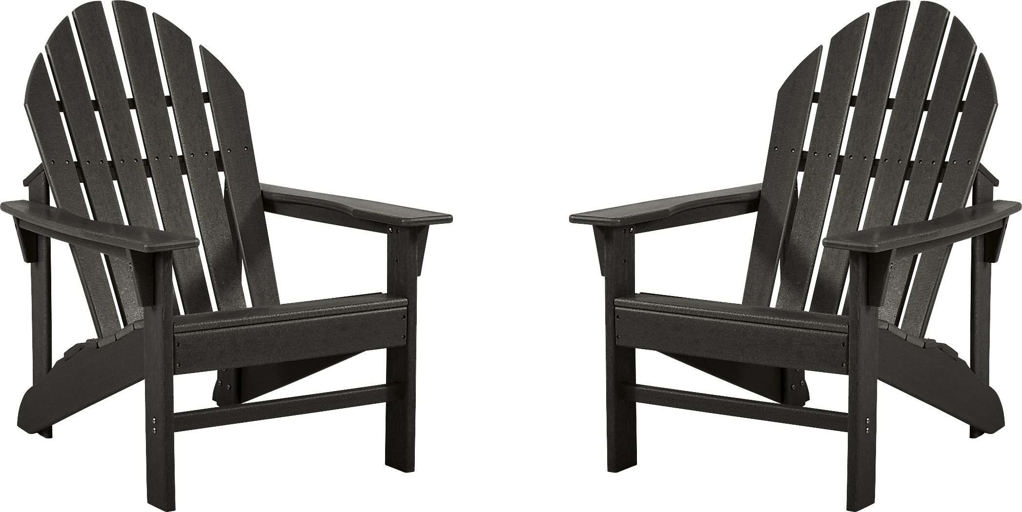 Addy 2 Pc Black Black,Colors Synthetic Fabric Outdoor Set Of Chairs ...