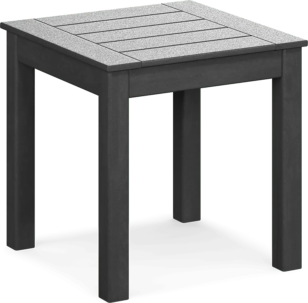 Addy Black Black,Colors Synthetic Fabric Outdoor End Table Rooms to Go