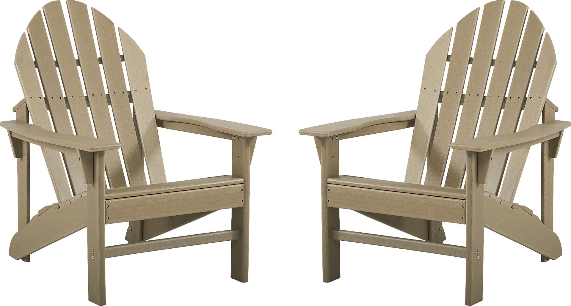 Addy Brown Outdoor Adirondack Chair, Set of 2 - Image 1