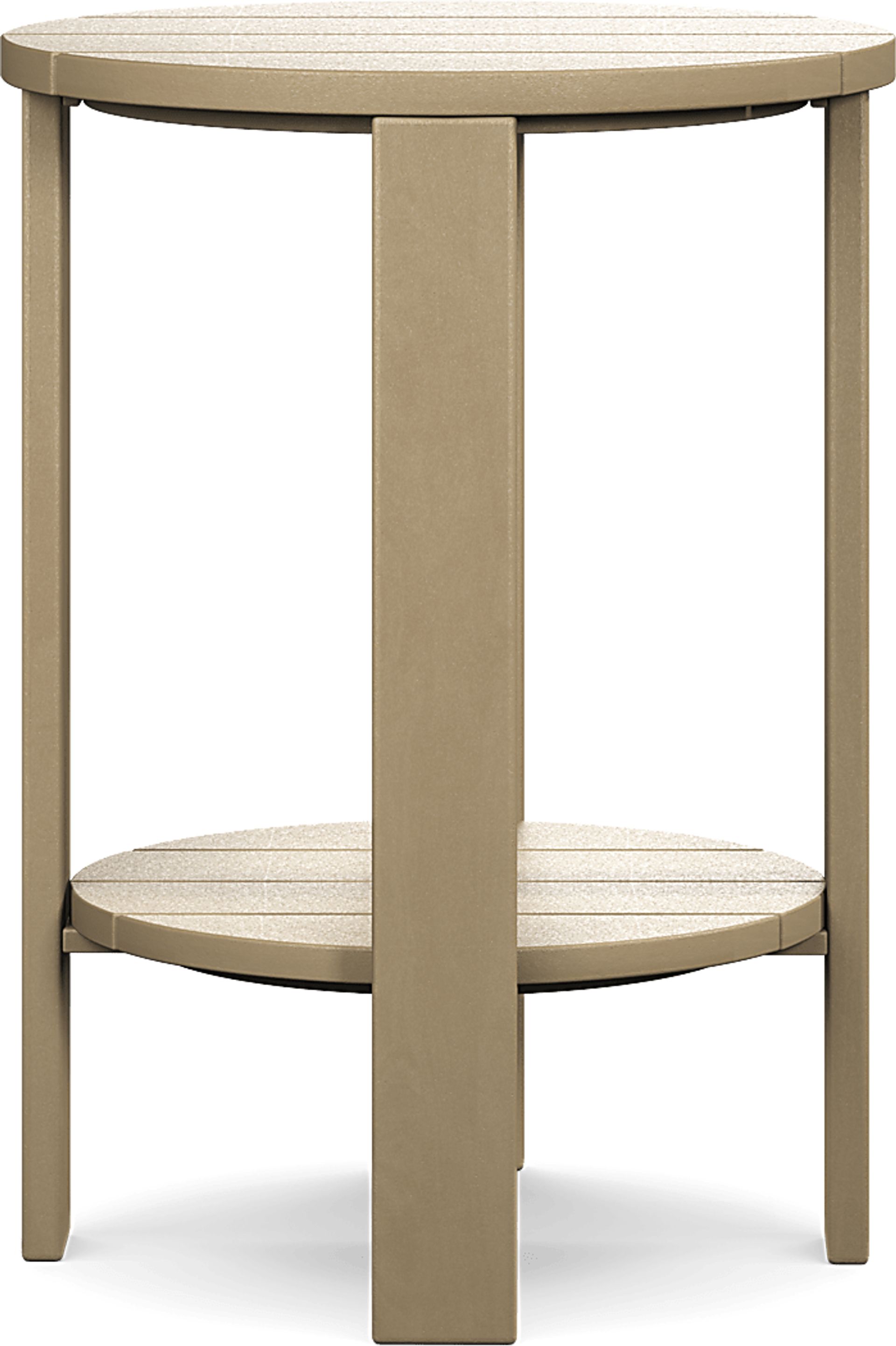 Addy Brown Outdoor Balcony Side Table - Image 2