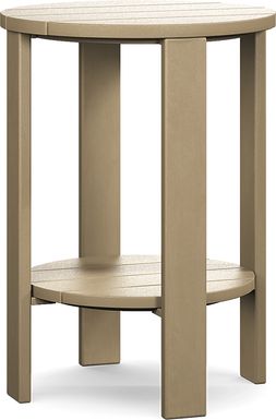 Addy Brown Outdoor Balcony Side Table