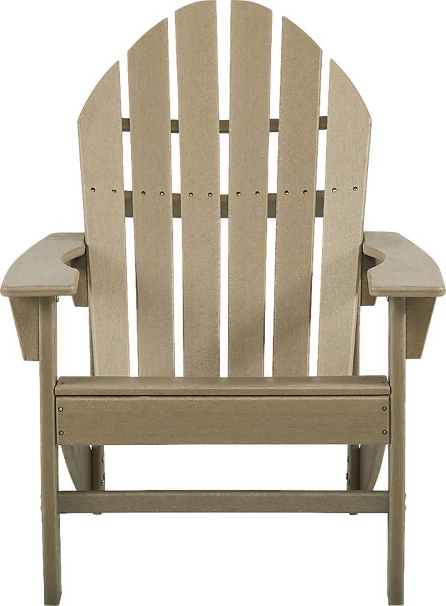 Addy Brown Outdoor Adirondack Chair - Thumbnail - Image 2