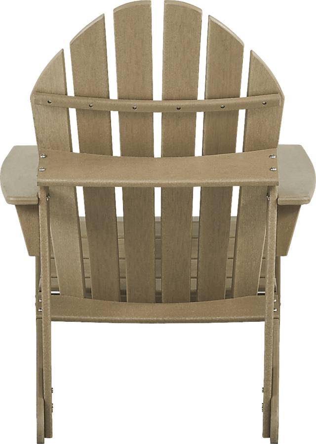 Addy Brown Outdoor Adirondack Chair - Thumbnail - Image 3