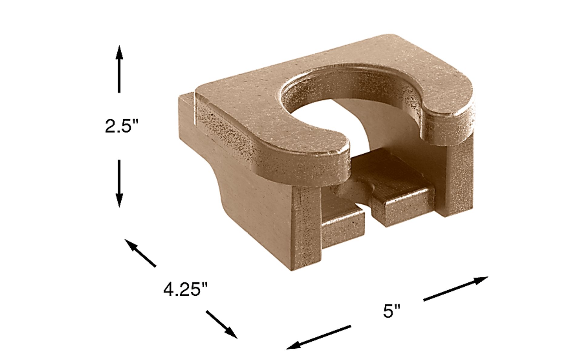 Dimension Image. Please refer to the Dimension Tab on this page for dimension details.