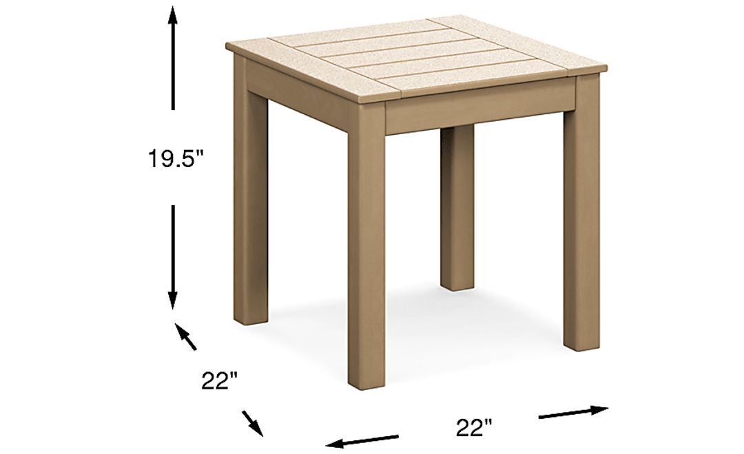 Addy Brown Outdoor End Table