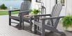 Addy Gray 3 Pc Outdoor Seating Set