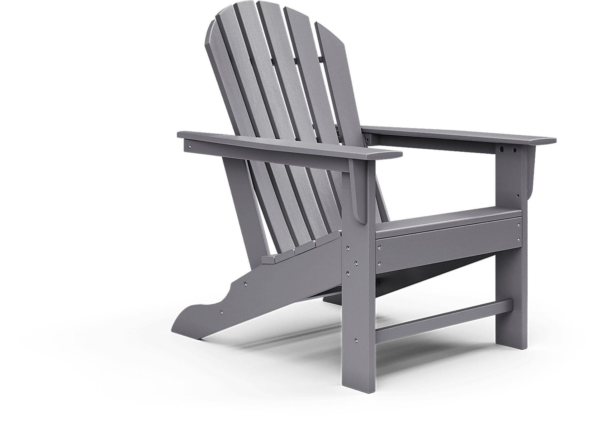Addy Gray Outdoor Adirondack Chair - Image 1