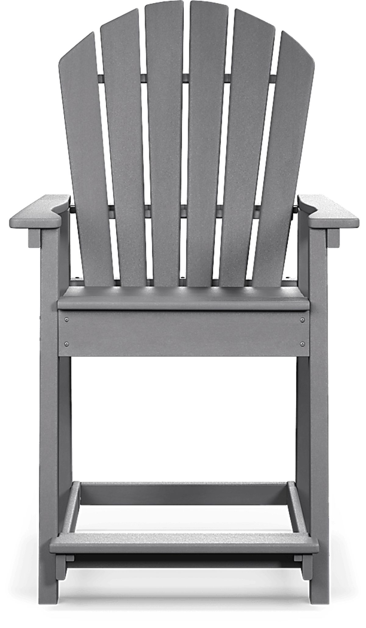 Addy Gray Synthetic Fabric Outdoor Barstool | Rooms to Go