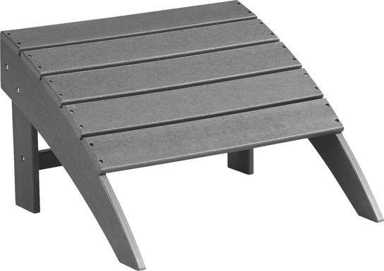 Addy Gray Outdoor Footrest