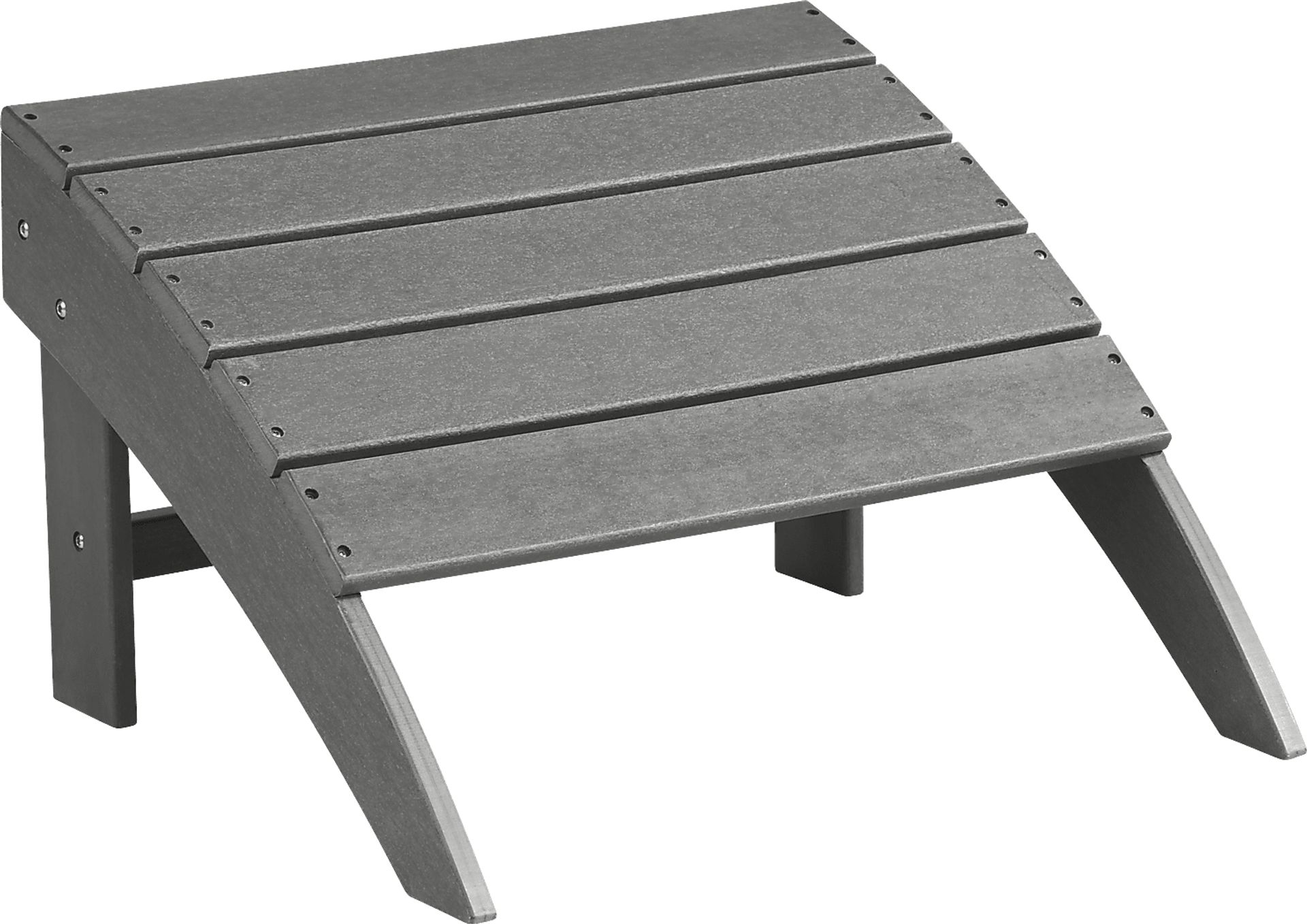 Addy Gray Outdoor Footrest - Image 1