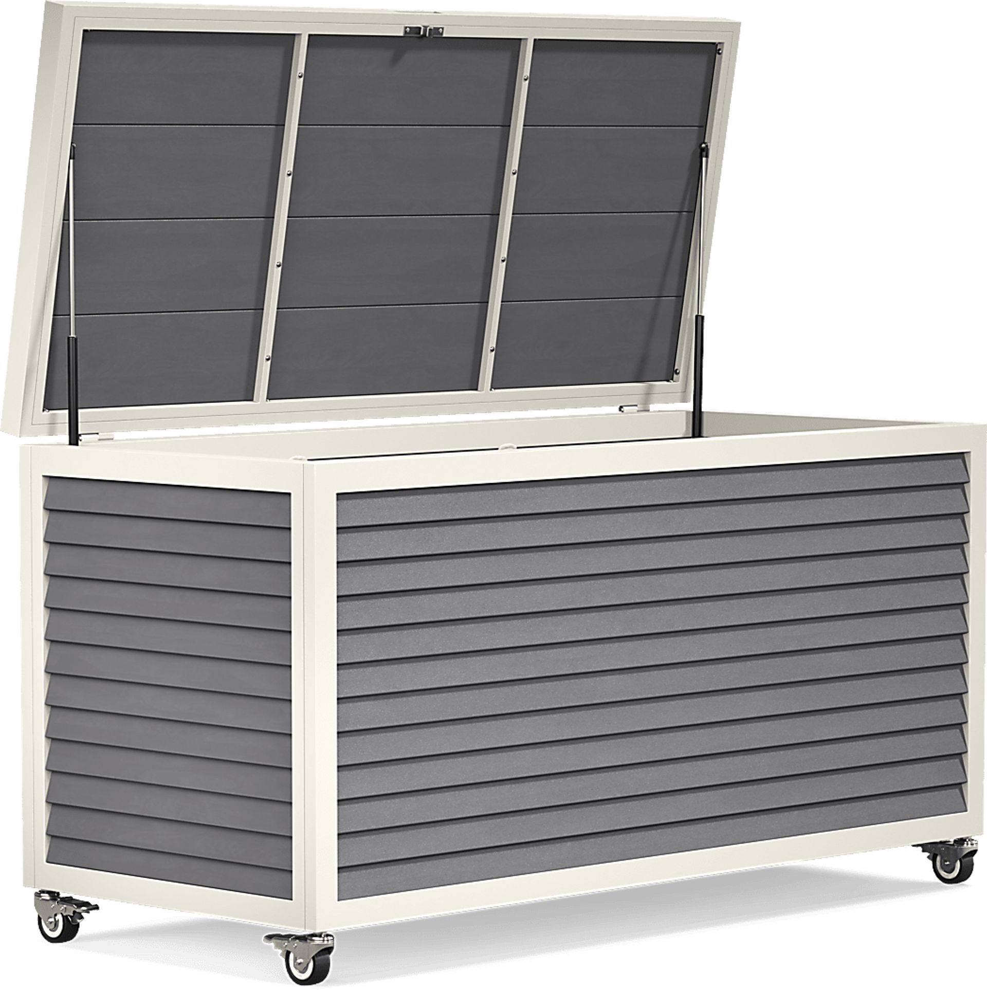 Addy Gray Outdoor Storage Box - Image 3