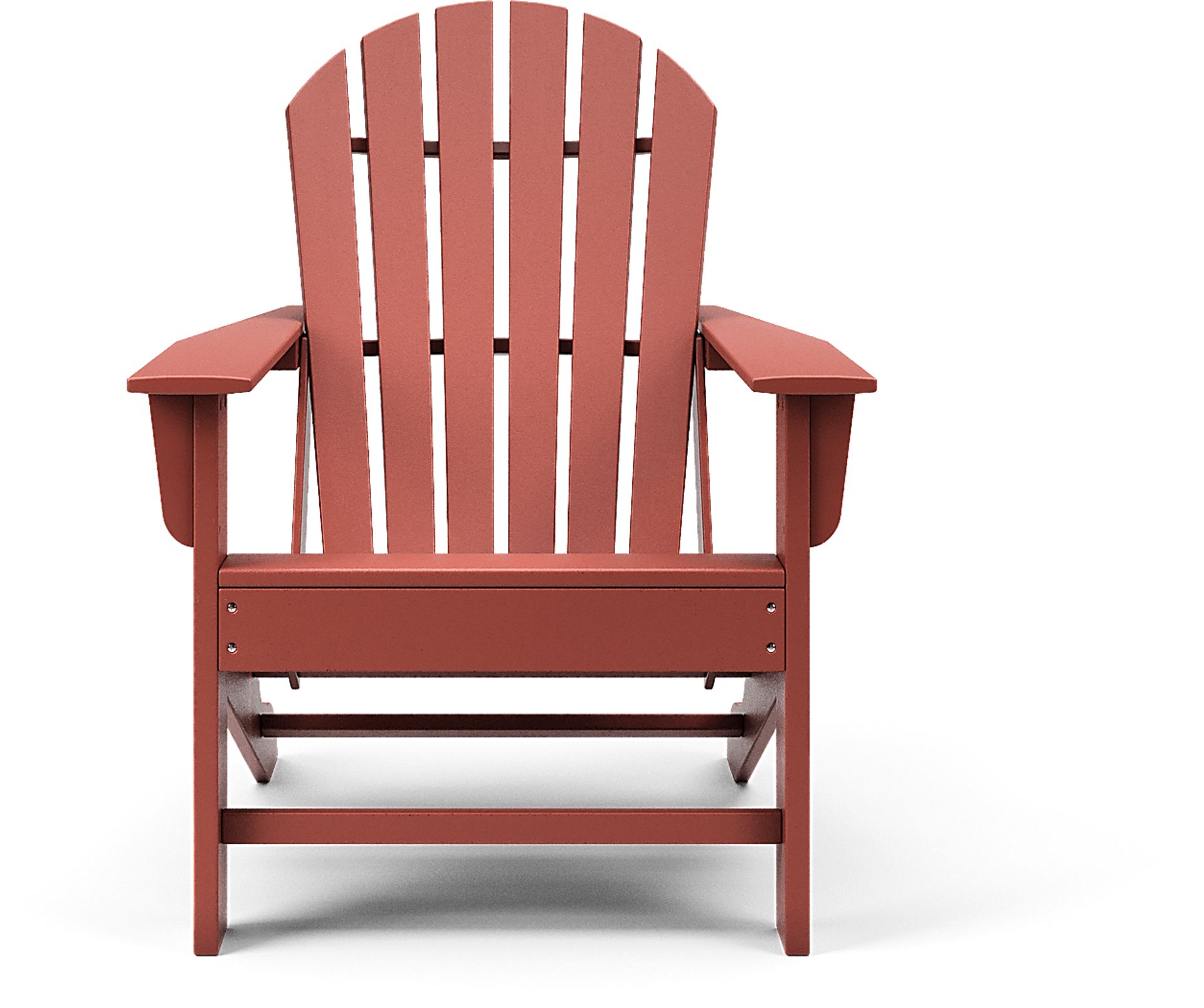 Addy Red Outdoor Adirondack Chair, Set of 2 - Image 2