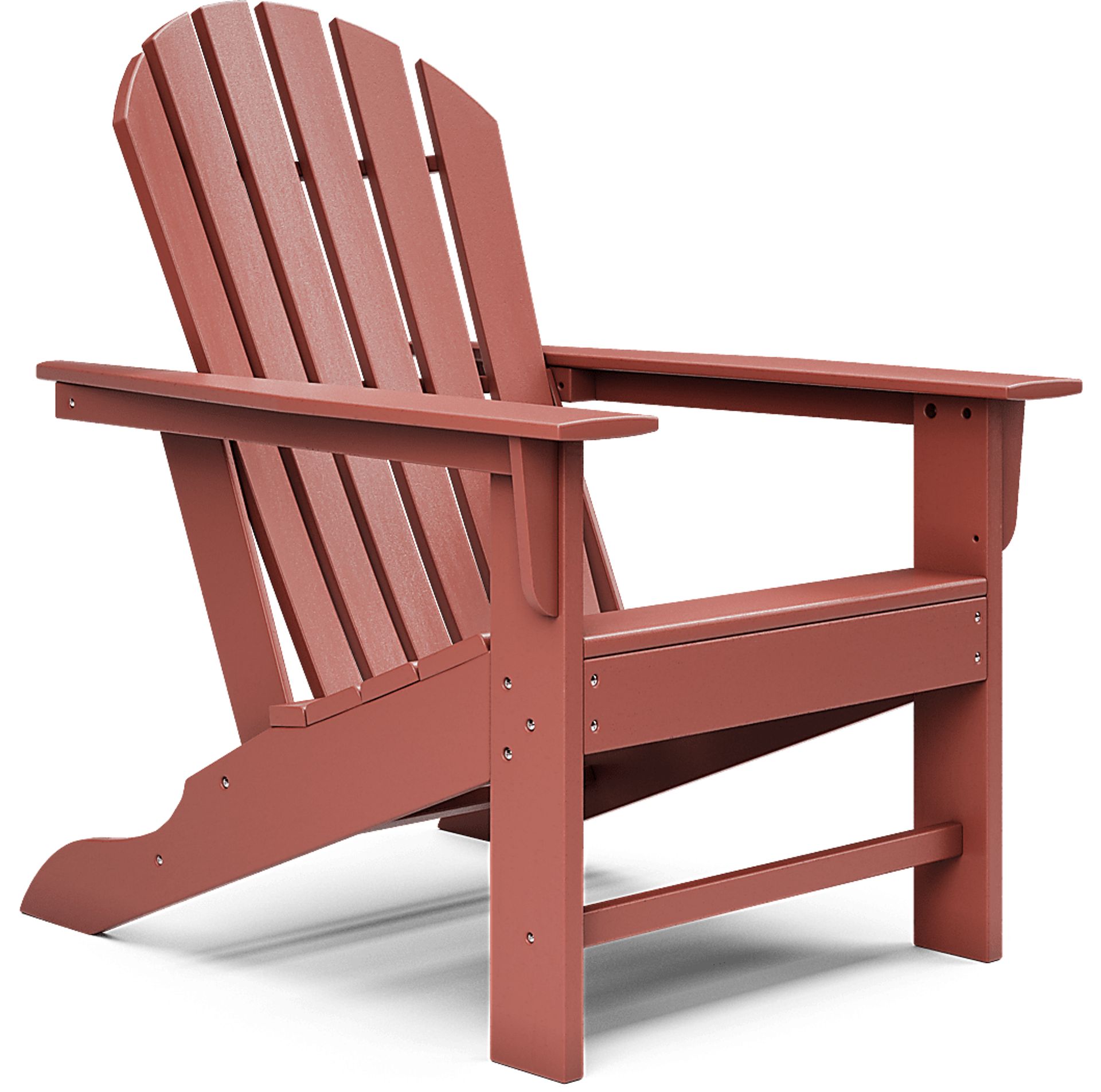 Addy Red Outdoor Adirondack Chair, Set of 2 - Image 3
