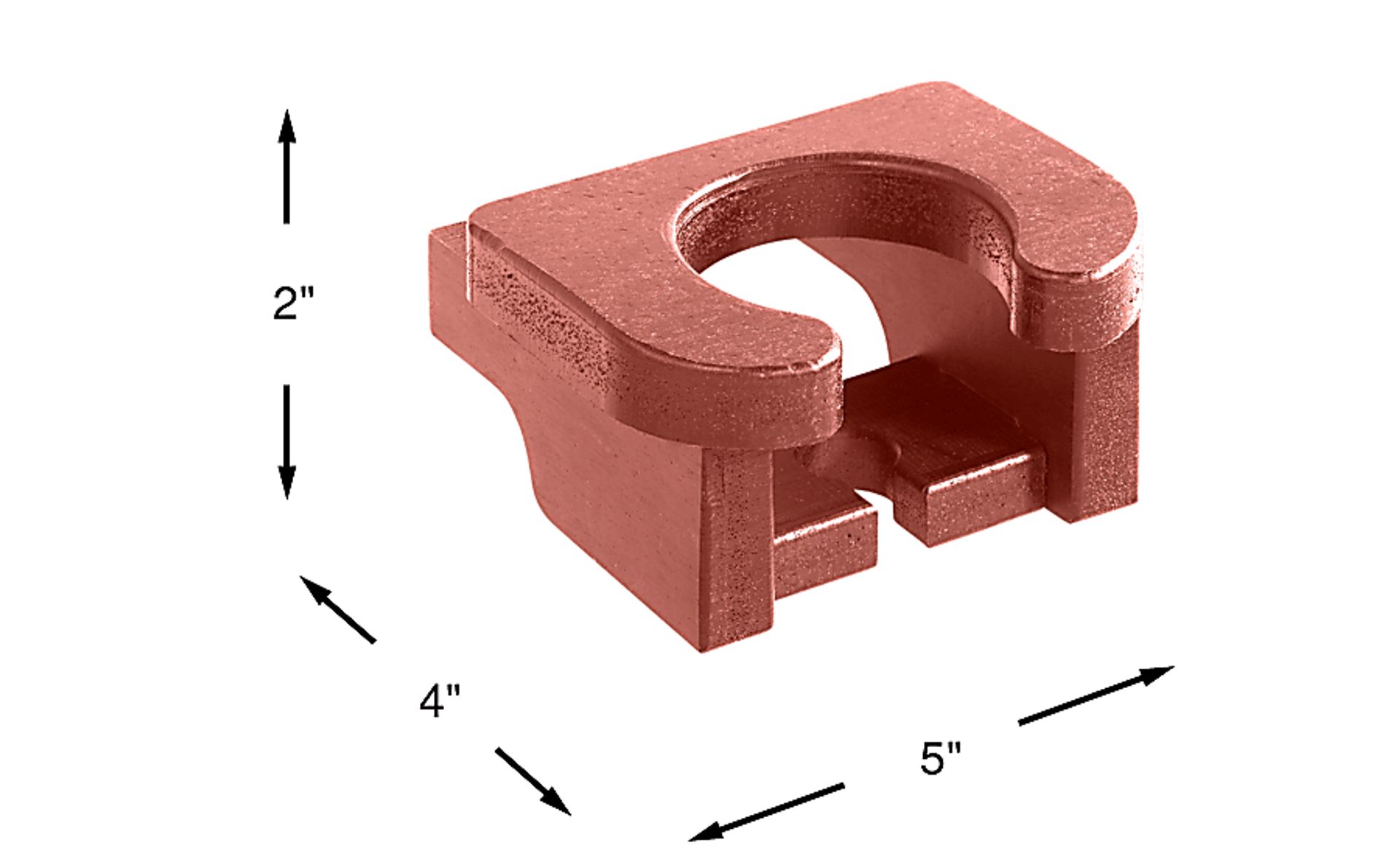 Dimension Image. Please refer to the Dimension Tab on this page for dimension details.
