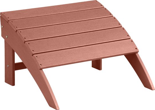 Addy Red Outdoor Footrest