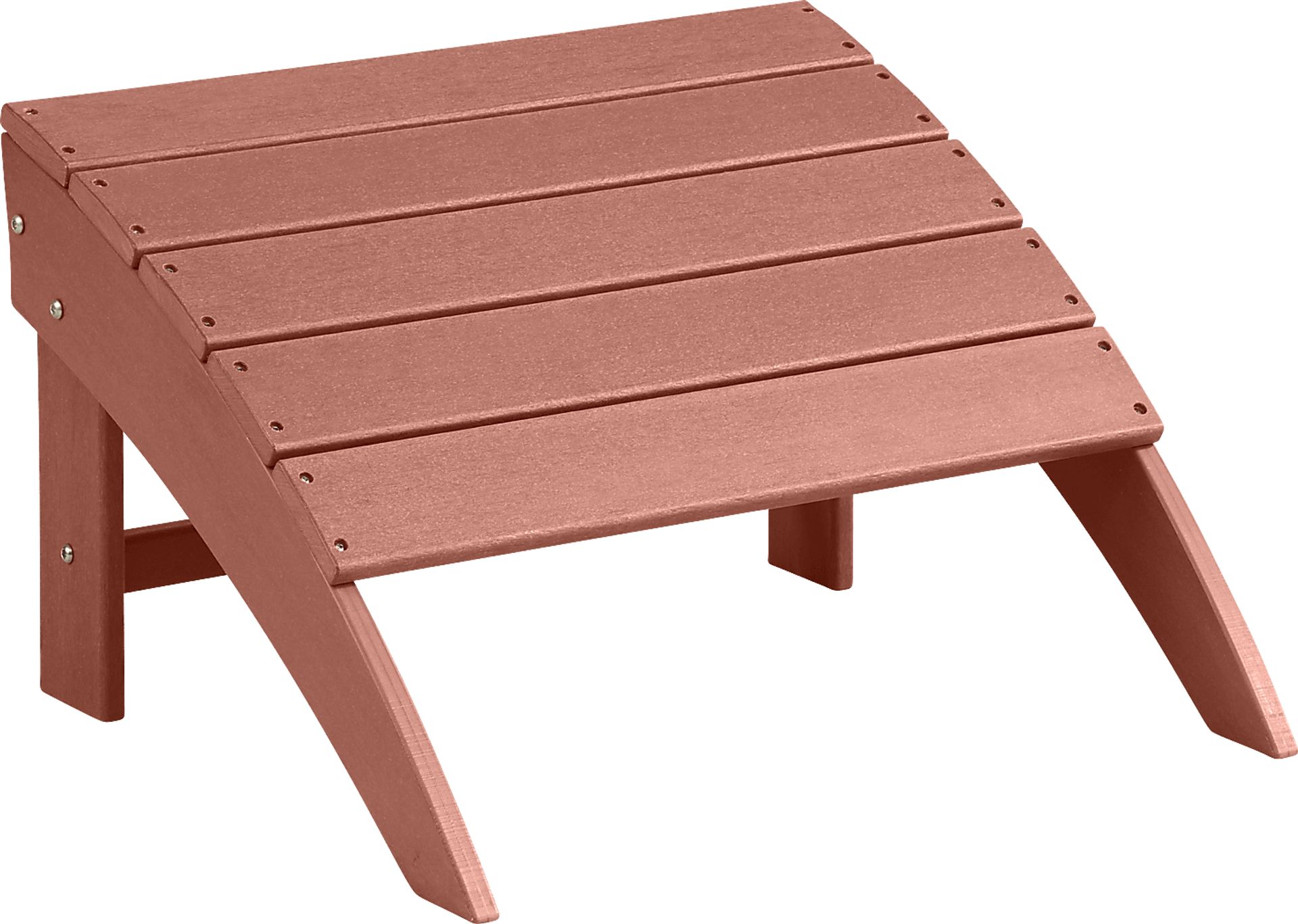 Addy Red Outdoor Footrest - Image 1