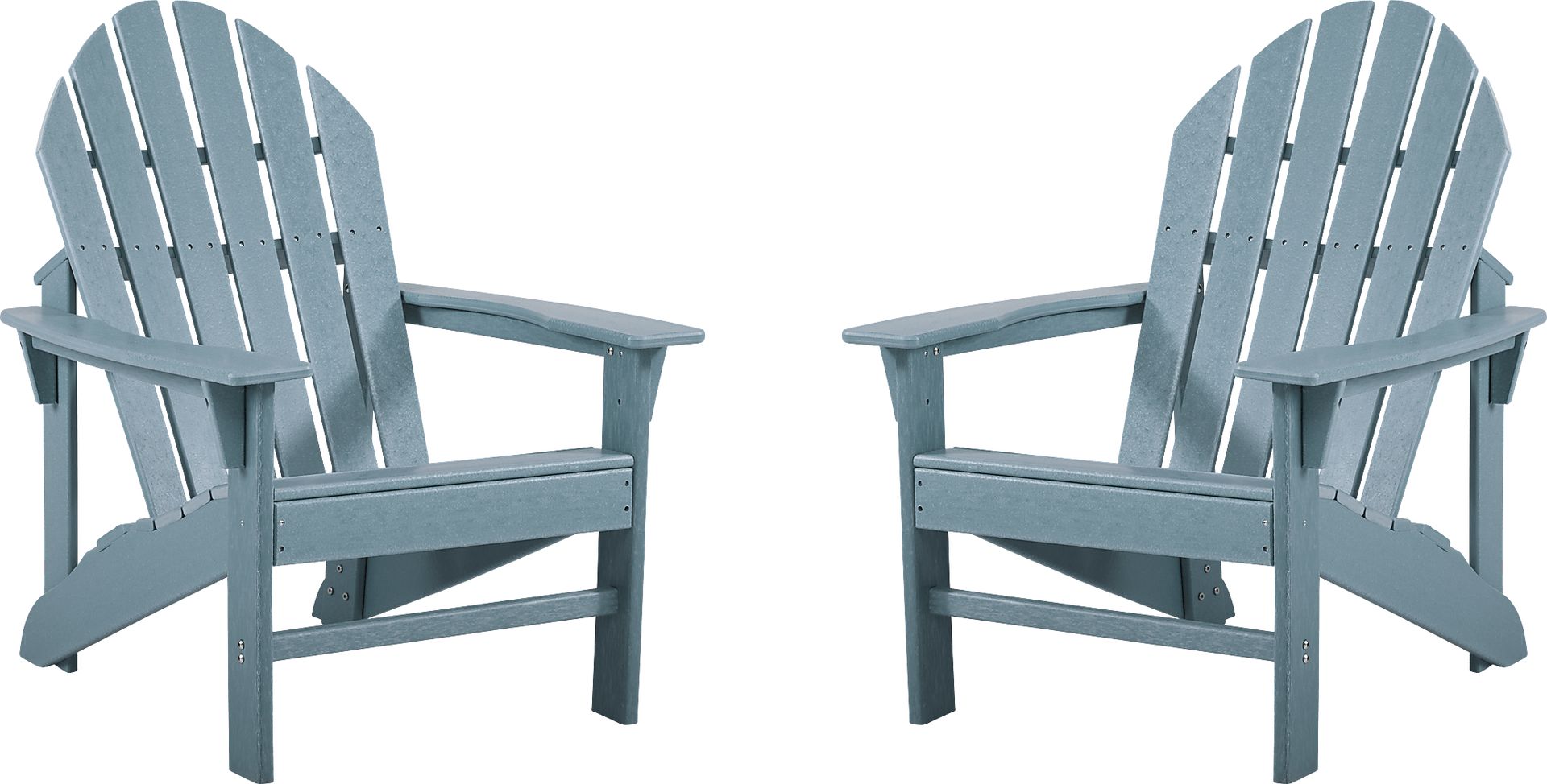 Addy Sky Outdoor Adirondack Chair, Set of 2 - Image 1