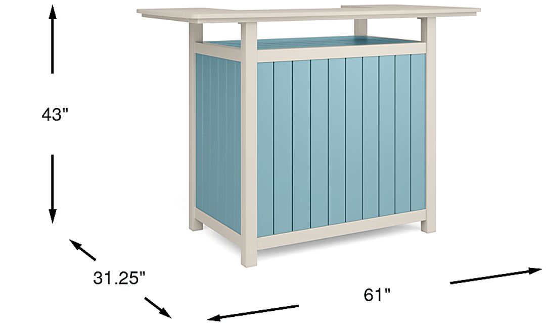 Addy Sky Outdoor Bar Table