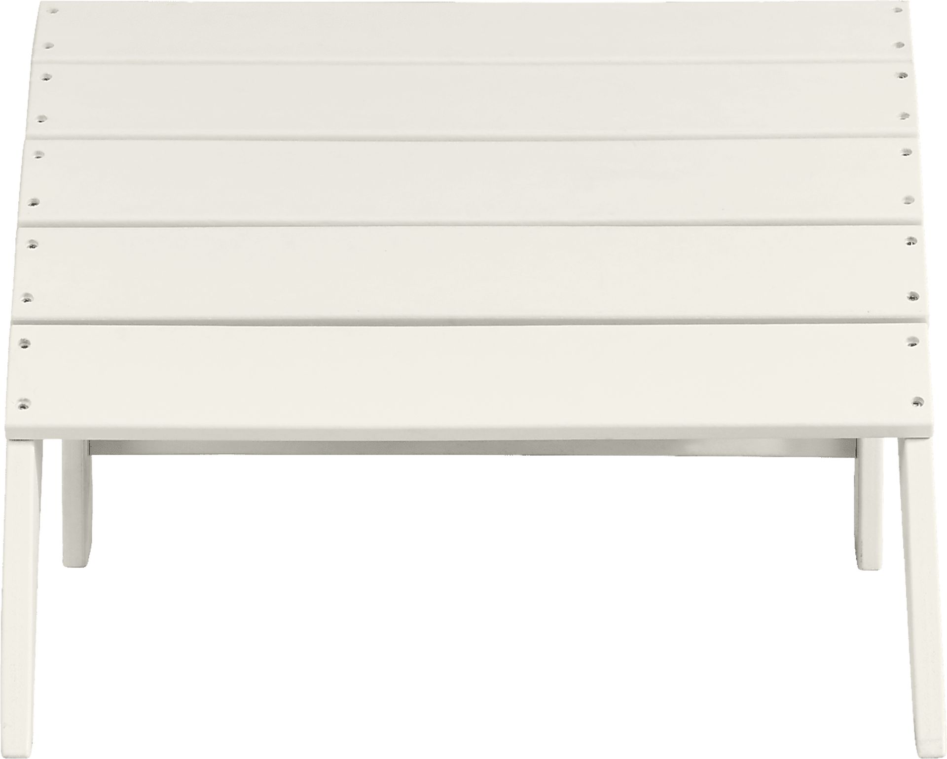 Addy White Outdoor Footrest - Image 2