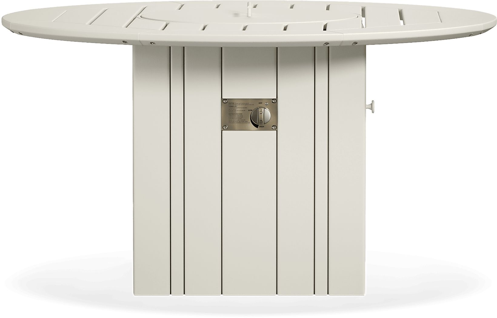 Addy White 5 Pc Outdoor Fire Pit Seating Set - Thumbnail 4