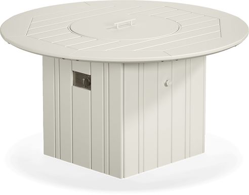 Addy White Outdoor Fire Pit