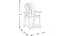Addy White Outdoor Balcony Adirondack Stool