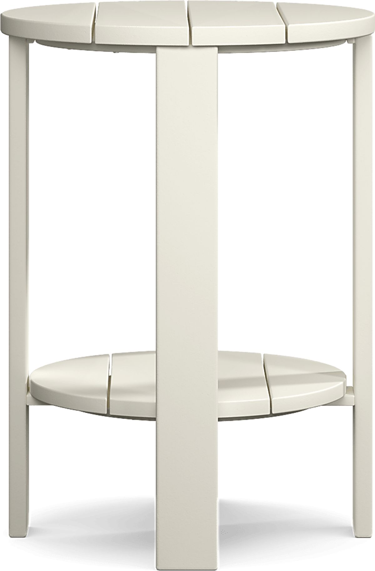 Addy White Colors,White Synthetic Fabric Outdoor Side Table | Rooms to Go
