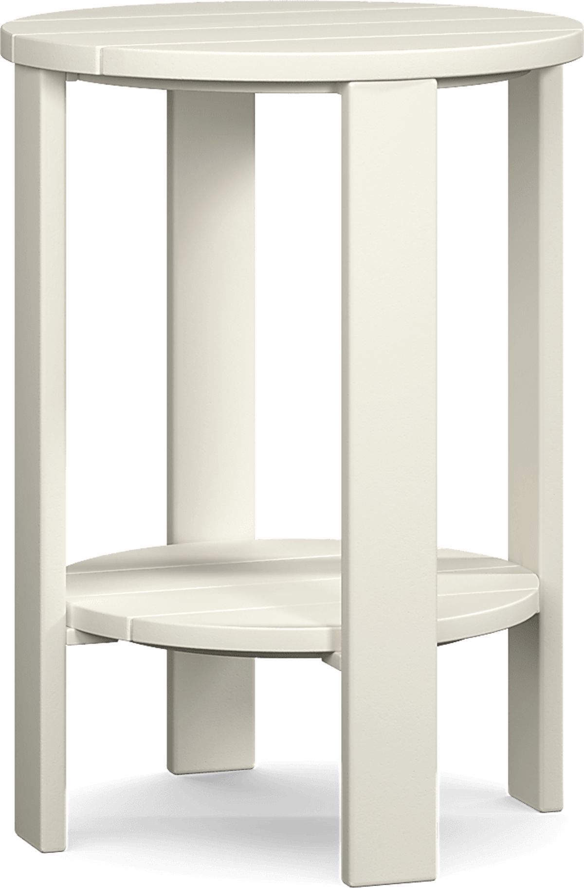 Addy White Colors,White Synthetic Fabric Outdoor Side Table | Rooms to Go