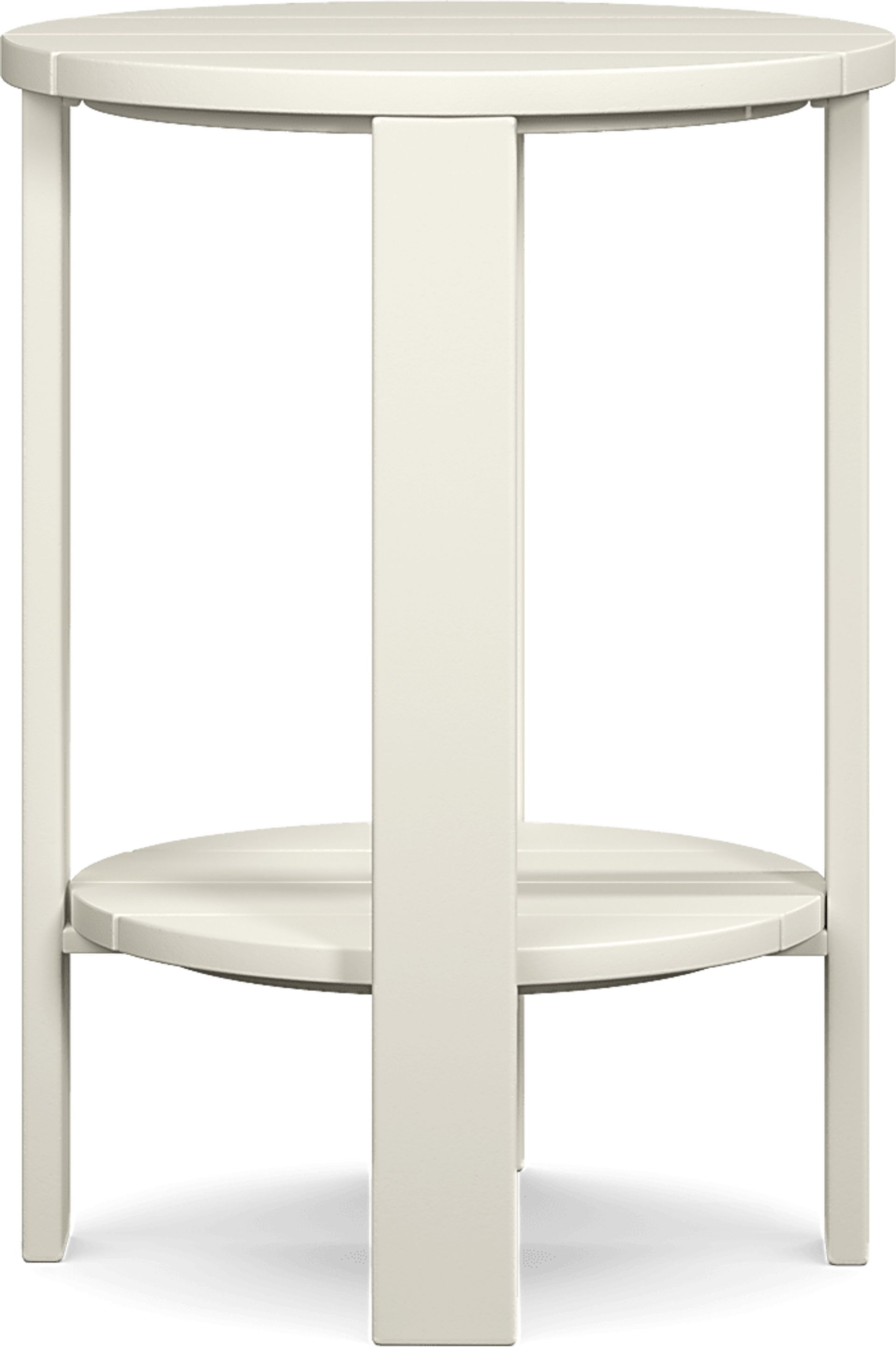 Addy White Outdoor Balcony Side Table - Image 2