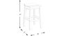 Addy White Outdoor Barstool