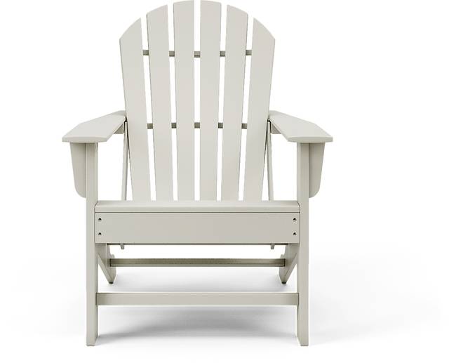 Addy White Outdoor Adirondack Chair - Thumbnail - Image 2