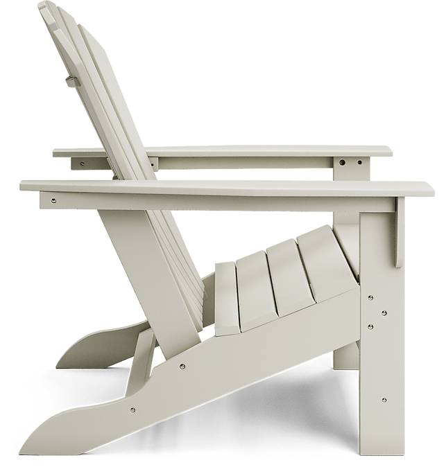 Addy White Outdoor Adirondack Chair - Thumbnail - Image 3