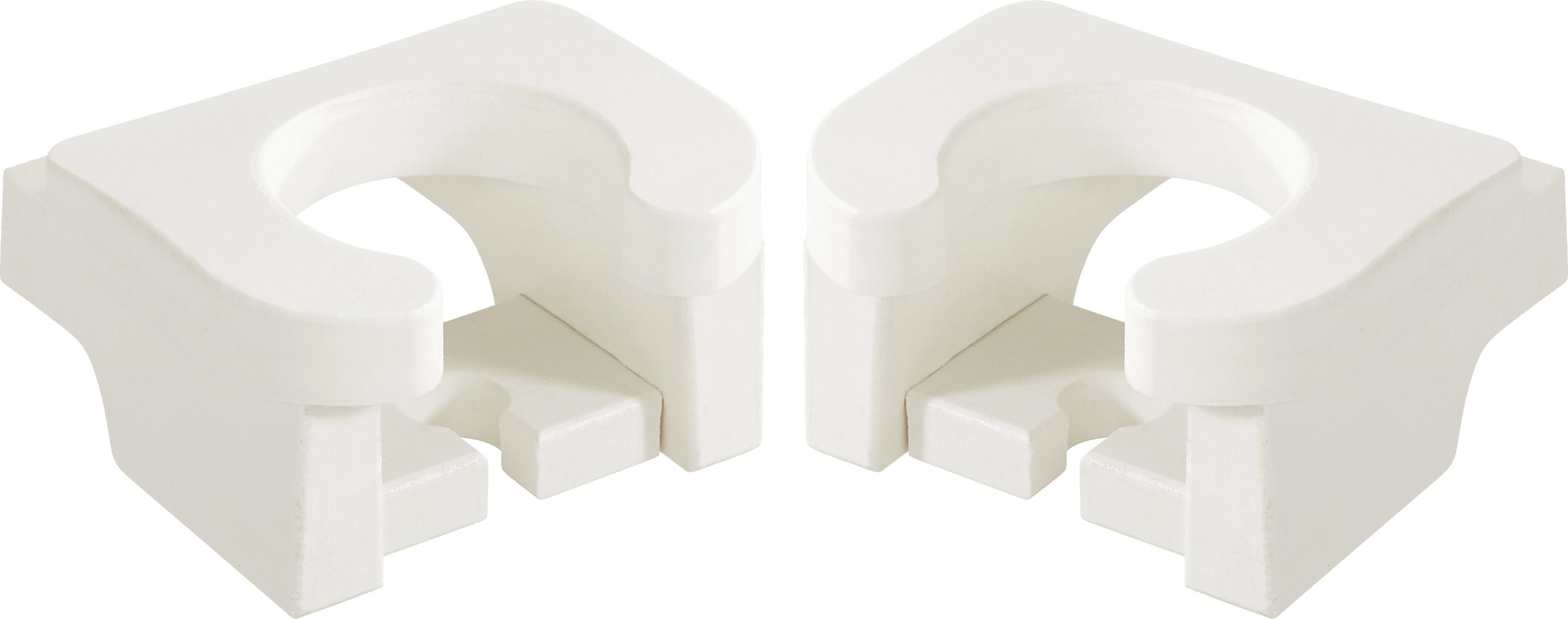 Addy White Outdoor Cup Holder, Set of 2