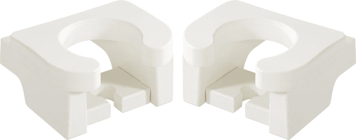 Addy White Outdoor Cup Holder, Set of 2
