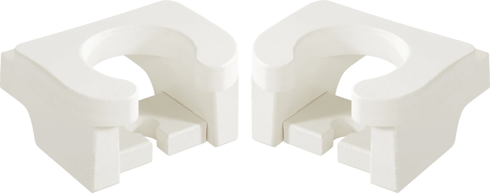 Addy White Outdoor Cup Holder, Set of 2 - Image 1