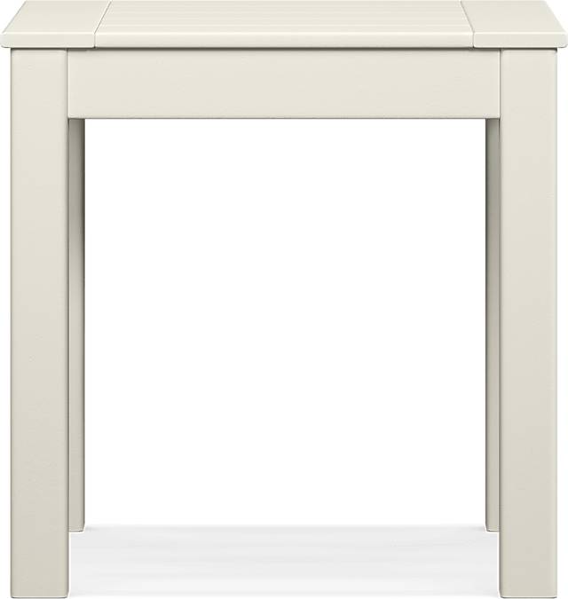 Addy White Outdoor End Table - Thumbnail - Image 2