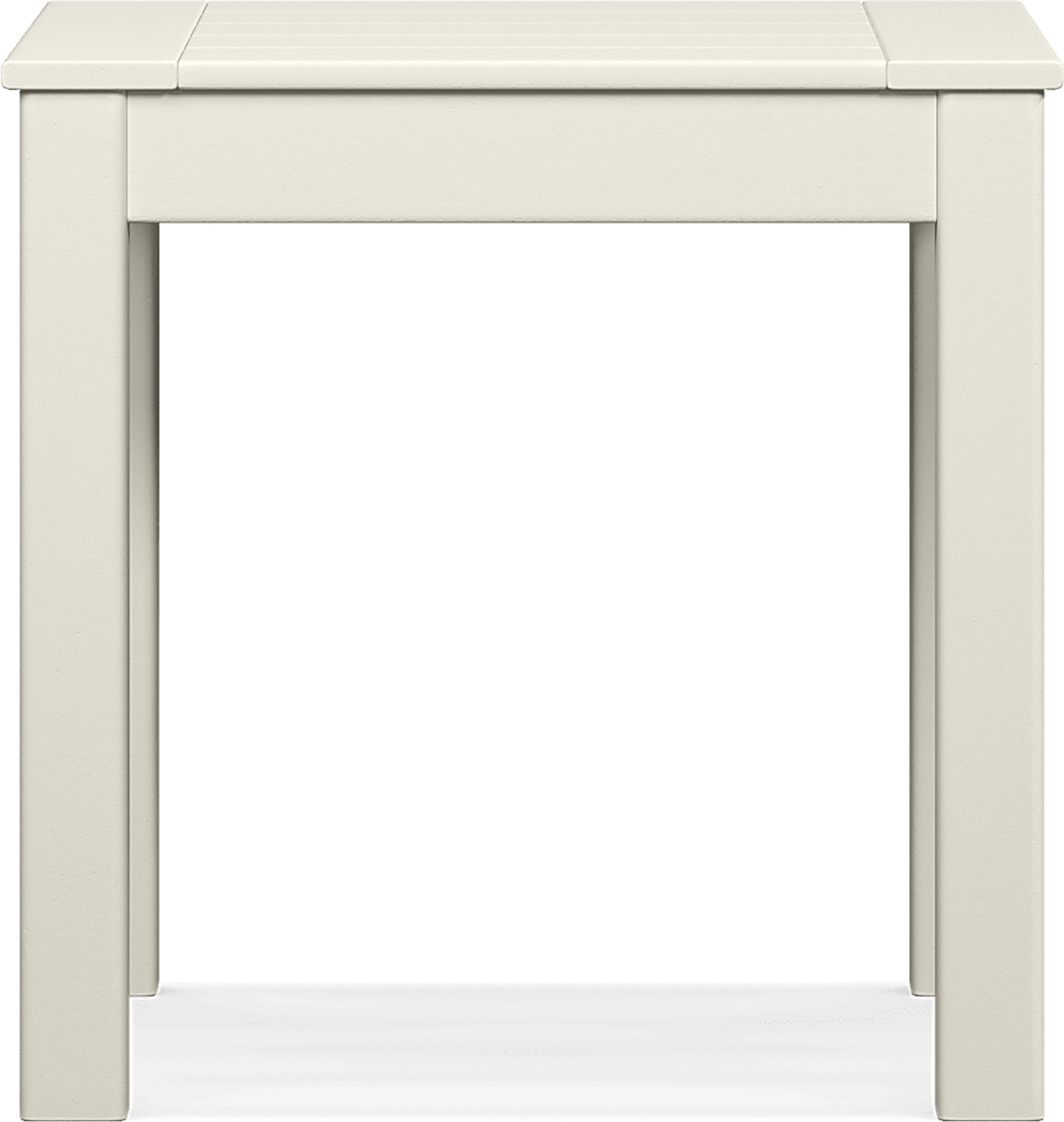 Addy White Outdoor End Table - Image 2
