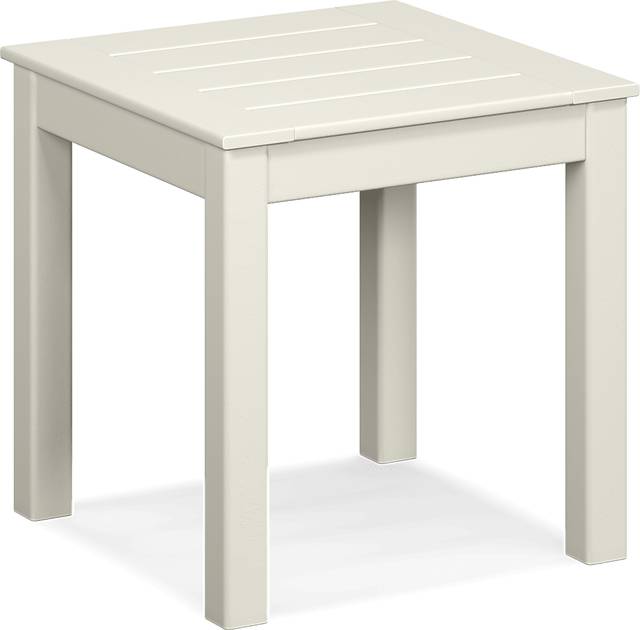 Addy White Outdoor End Table - Thumbnail - Image 1