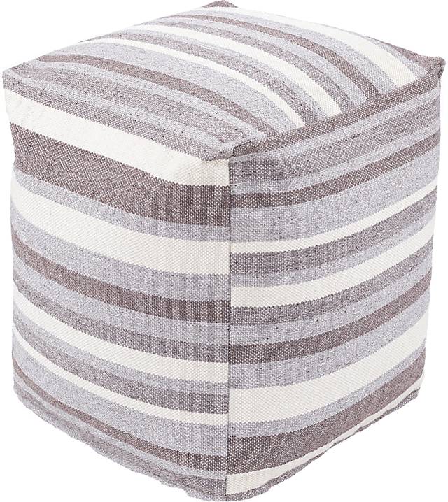 Adeeline Gray Ottoman - Thumbnail - Image 1