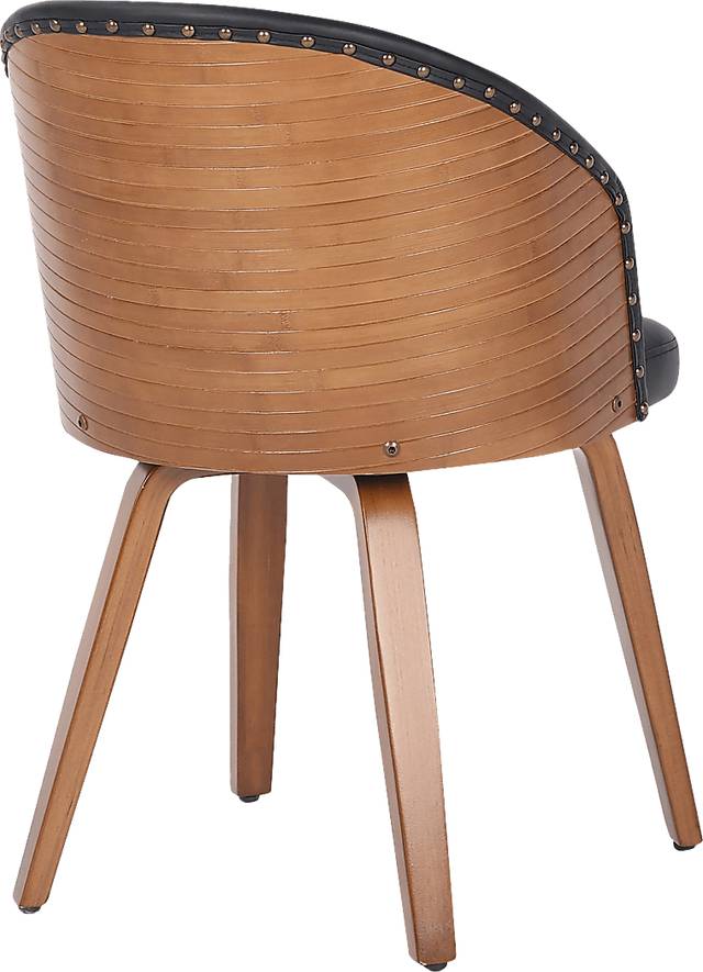 Adela Lane Black Accent Chair - Thumbnail - Image 3